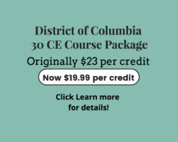 Naturopathic Continuing Education District of Columbia Course Package